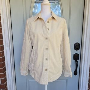 CAbi Cream Corduroy Barn Jacket